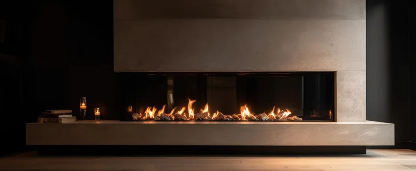 Gas Fireplace Ember Bed Design Services in Buffalo Grove, Illinois
