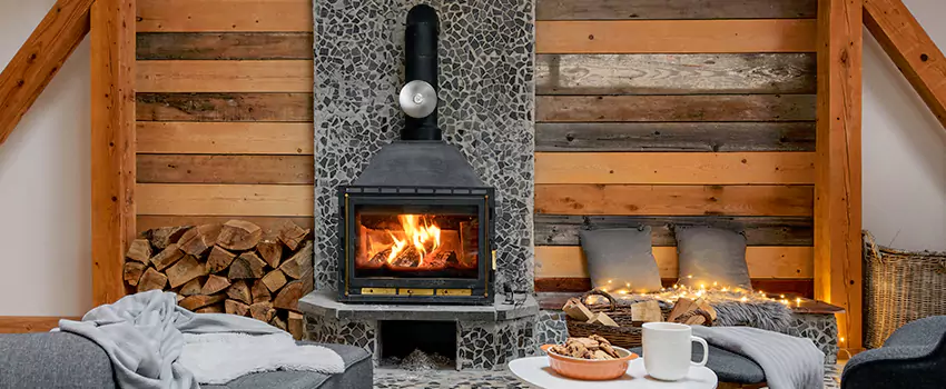 Thelin Hearth Products Direct Vent Gas Stove Fireplace Inspection in Buffalo Grove, Illinois